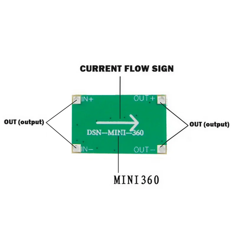 1/ 5/10 pz 3A MINI DC-DC convertitore STEP DOWN VOLT regolatore 5V-23V a 3.3V 6V 9V 12V 340KHz