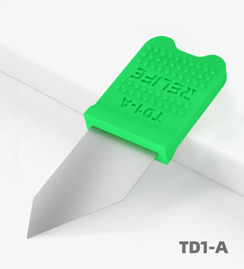 RELIFE TD1-A TD1-B Bildschirmrahmen-Demontageklingen-Set für Handy, Tablet, keine Verformung, rutschfestes Chip-CPU-Verzinnungswerkzeug – Detail 3
