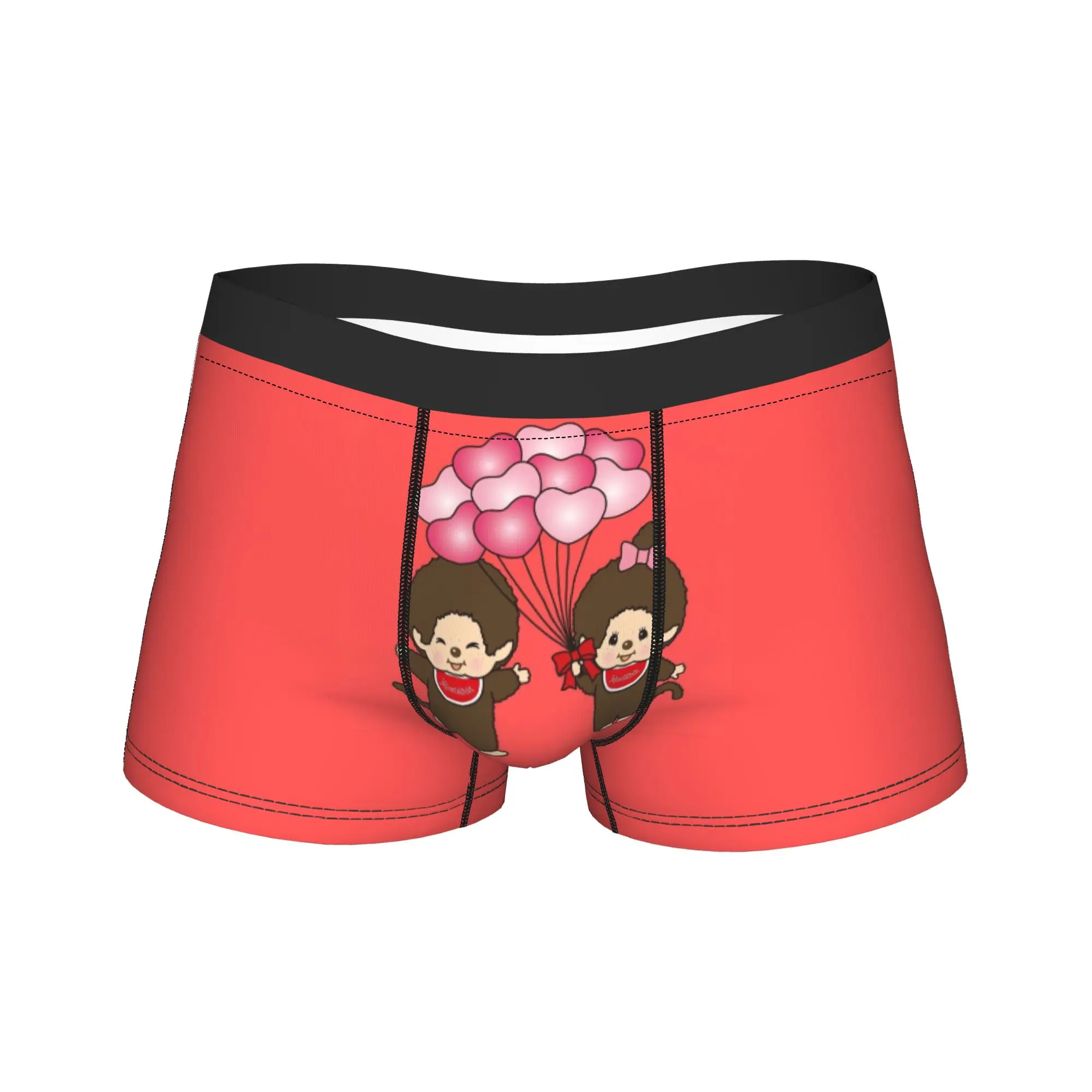 

Мужские трусы-боксеры Kawaii Monchhichis, мягкое нижнее белье, трусы