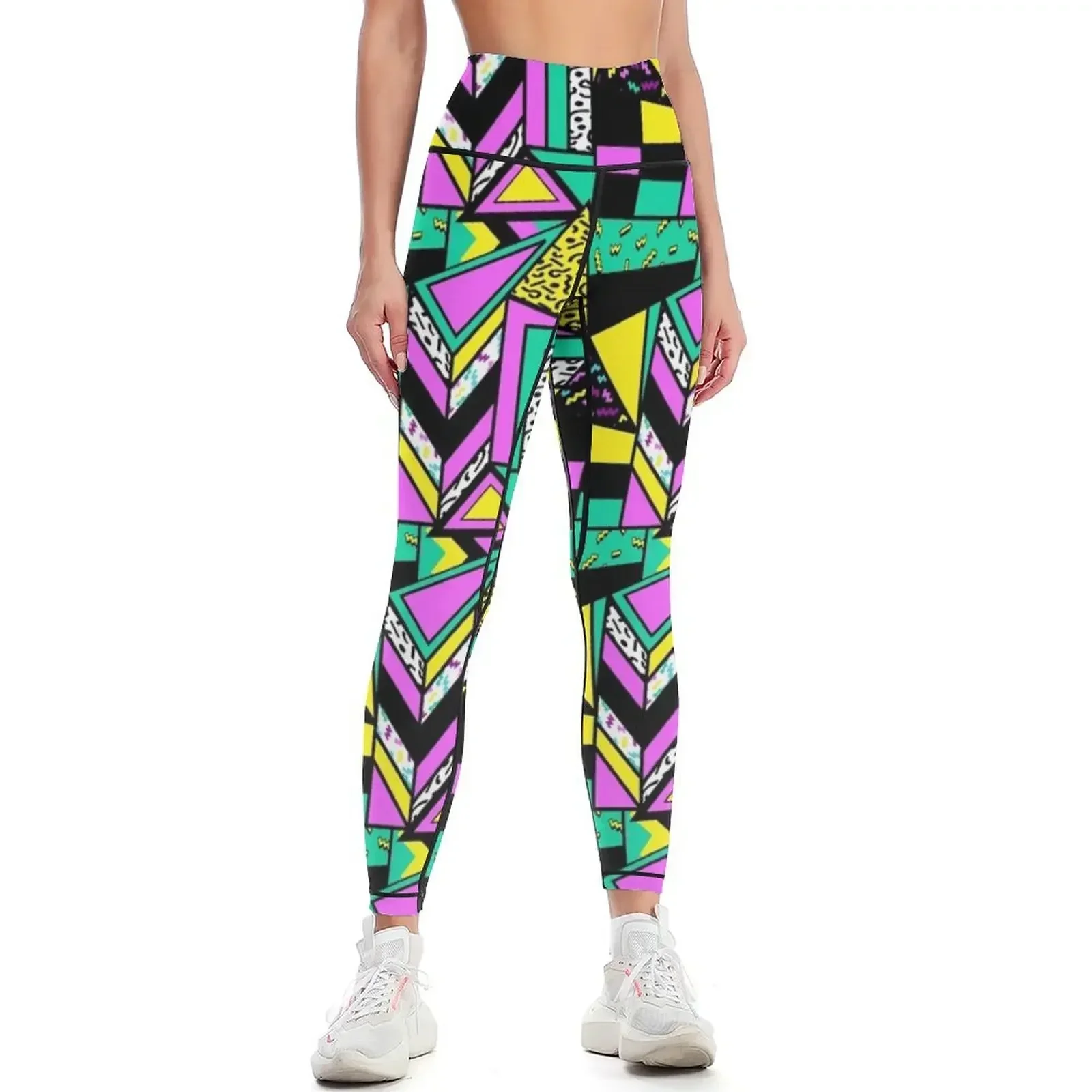 

crazy 80s Leggings Tight fitting woman legging push up sports shirts gym sportswear gym Womens Leggings