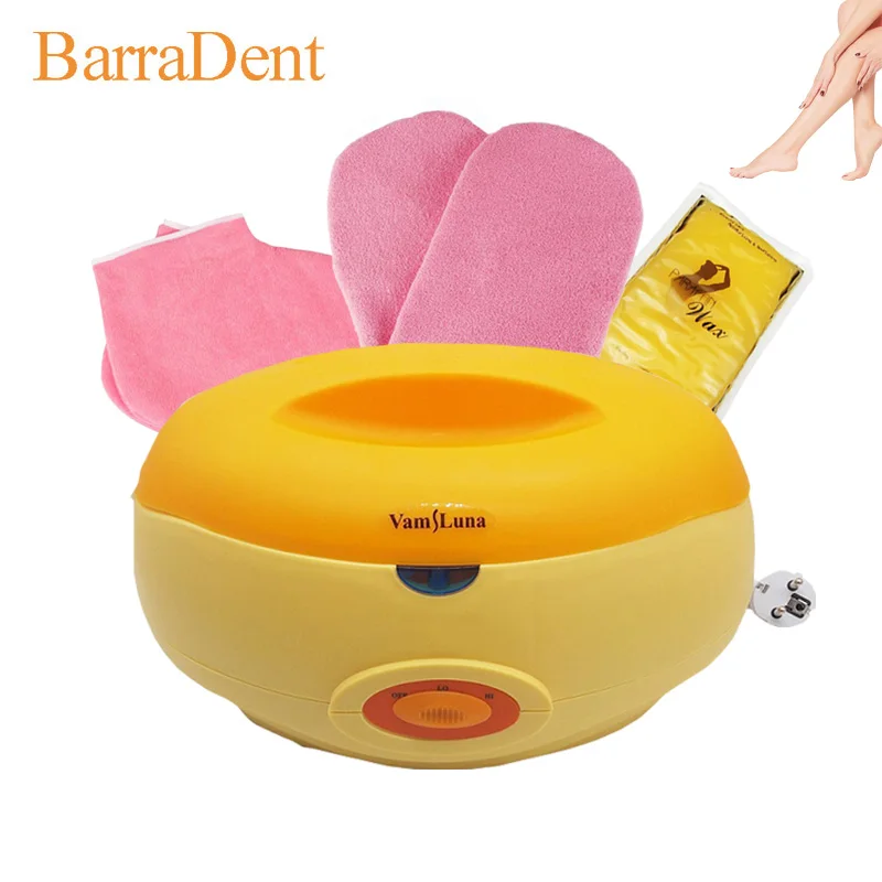 Paraffin Heater with Gloves Boot Wax Set Spa Machine Facial Treatment Epilator Home Bath Bath Wax Pot Heater Professional Salon