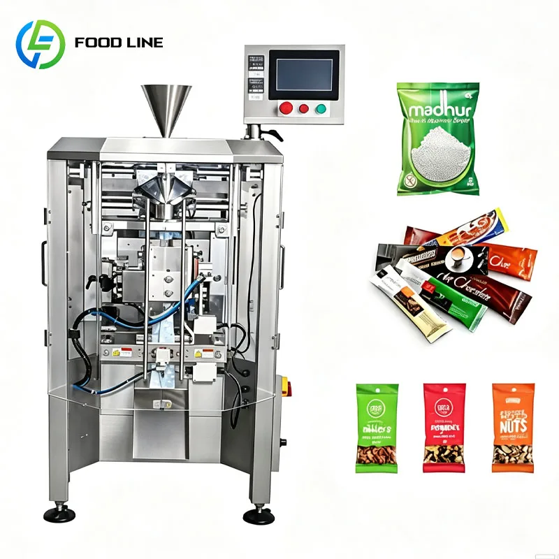 Vertical Packing Machine Automatic Food Packaging Equipment VFFS Filling Sealing Machine For Coffee Snack Frozen Food Customized