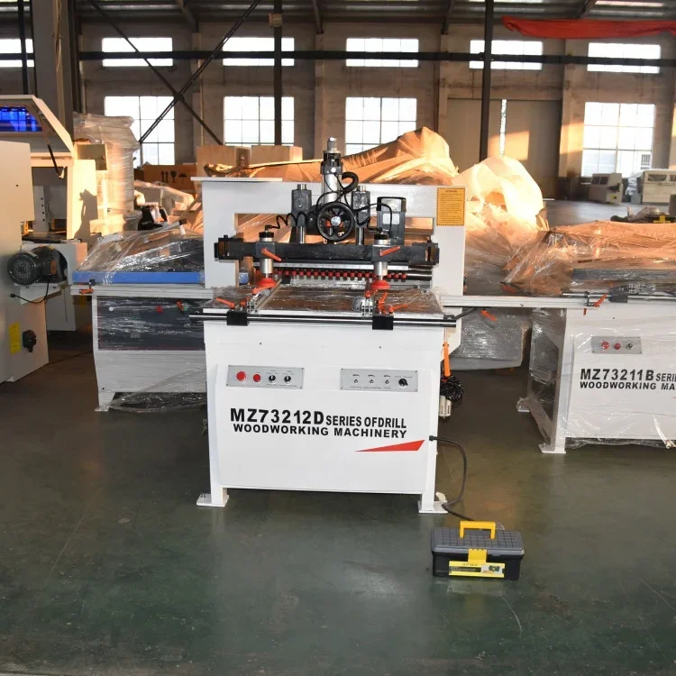Single Row Multi Spindle Boring Head Drilling Machine for Woodworking Multi Hole Processing Furniture Making