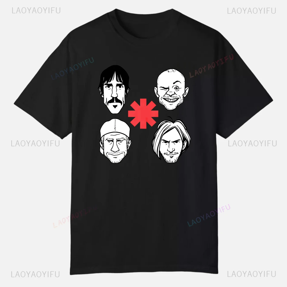 

Red Hot Chili Pepper Summer Tees Custom Clothing Streetwear Printed Cotton T-shirt Clothes Tops Men Short Sleeve Graphic Quality