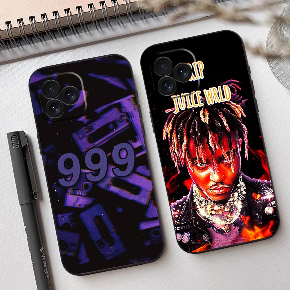 Rapper J-Juices W-Wrld 999 Phone Case for iPhone 12 11 13 14 15 16 Max Pro Plus Black Soft Silicone Cover