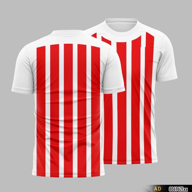 TESM Breathable Comfy Fabric Unisex Parent-Child Sports Tee Team Training Jersey Printed Loose Casual Short Sleeve