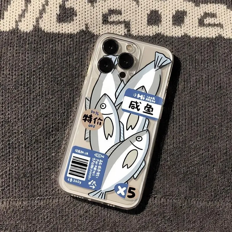 Discounted Salted Fish Phone Case For Samsung Galaxy S26 S24 S22 S25 S23 Ultra Plus Cover For Galaxy S25+ S24+ S23+ S26+ Fundas