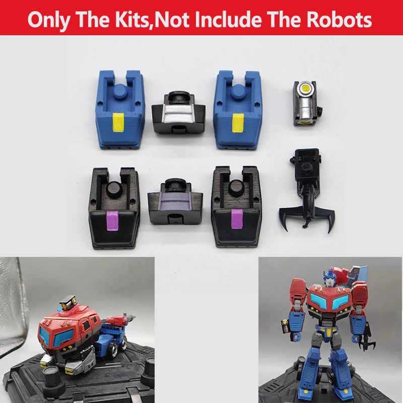 BS-25 Legacy TFA Animated '08 Op Prime/Car Robber Kit di accessori per la vita e la piastra del piede che aumenta l'altezza