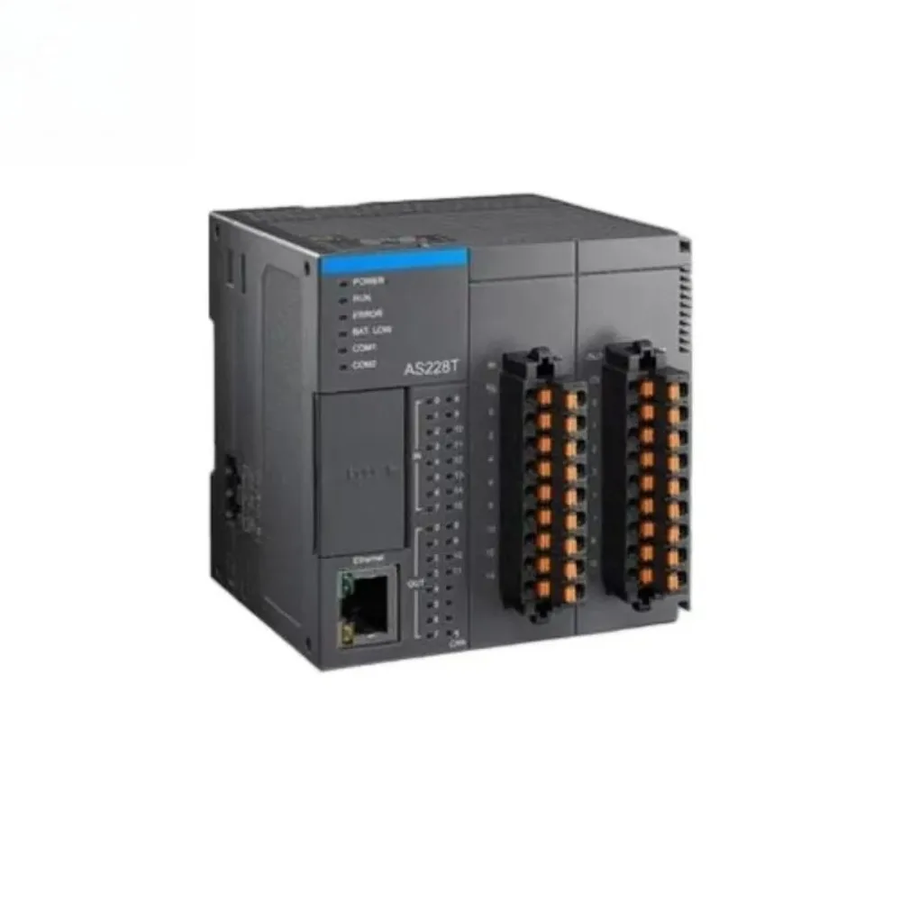 rated seller AS228R-A Series PLC 16DI/12DO Compact Modular Midrange Programming Logic Controller Industrial Control 24VDC