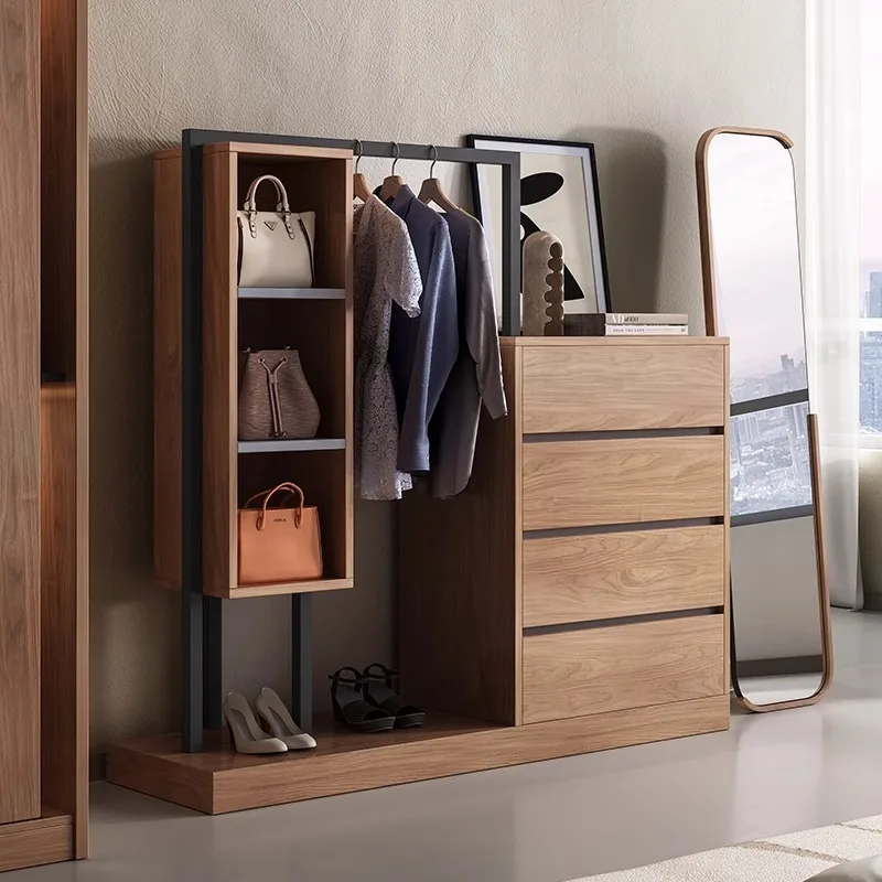 

Simple and modern multi-functional floor coat rack