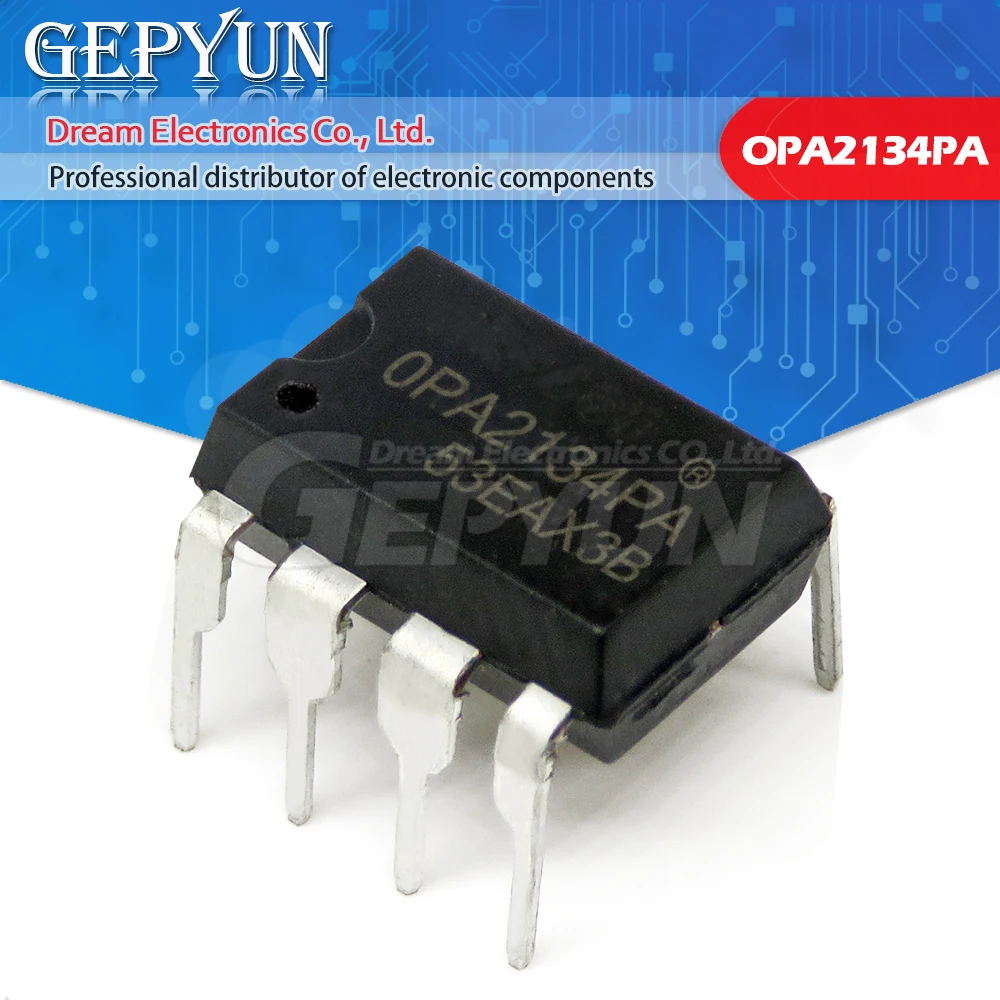 5PCS OPA2134PA DIP8 OPA2134P DIP OPA2134 DIP-8 2134PA High Performance AUDIO OPERATIONAL AMPLIFIERS