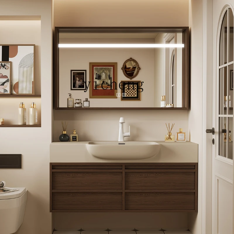 

ZZ big belly basin bathroom cabinet combination extremely narrow washbasin washbasin