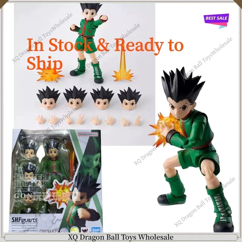 Оригинальная фигурка Bandai S.H.F. Full-time Hunter Сяоцзе Фуликс, подвижная коллекционная игрушка.