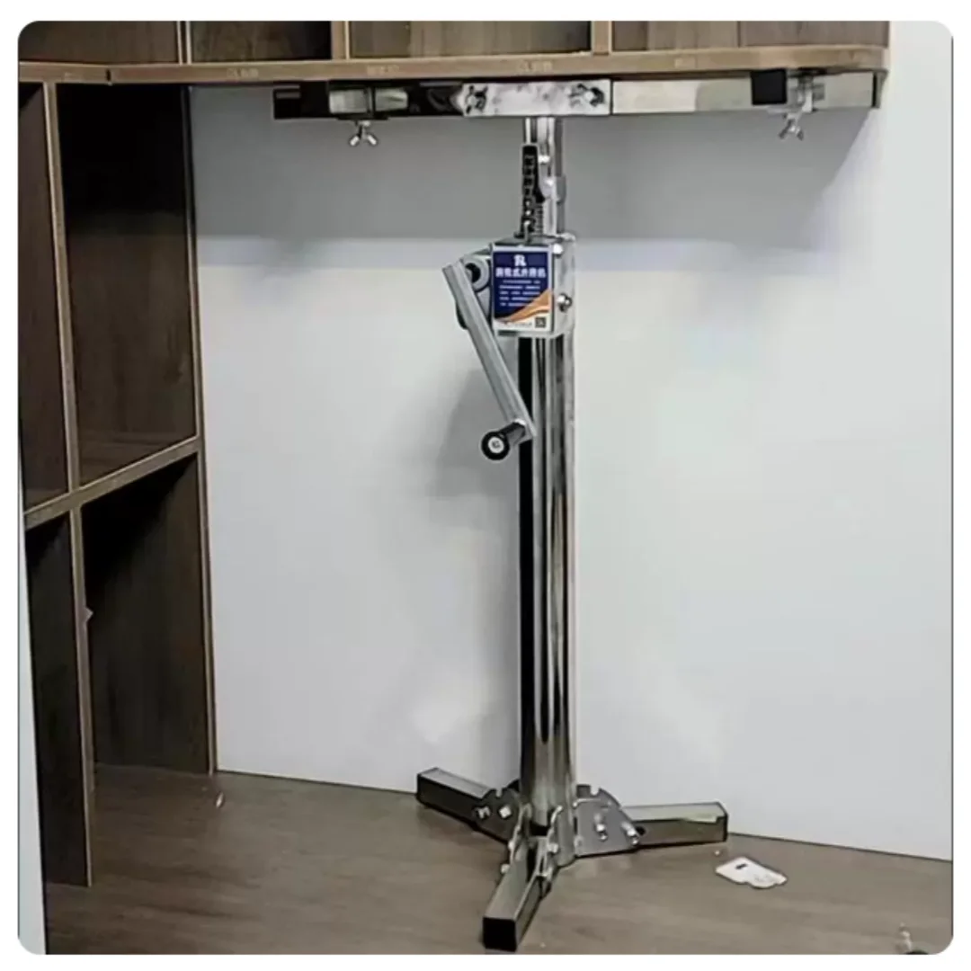 Portable Folding Cabinet Lifting Support Bracket, Household Mini Elevator Tool for Installing Wall‑Hung Cabinet Bathroom Vanity