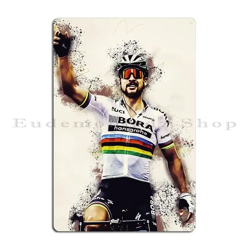 The Cyclist Sagan Peter Metal Plaque Wall Cave Club Pub Plates Designs Vintage Tin Sign Poster
