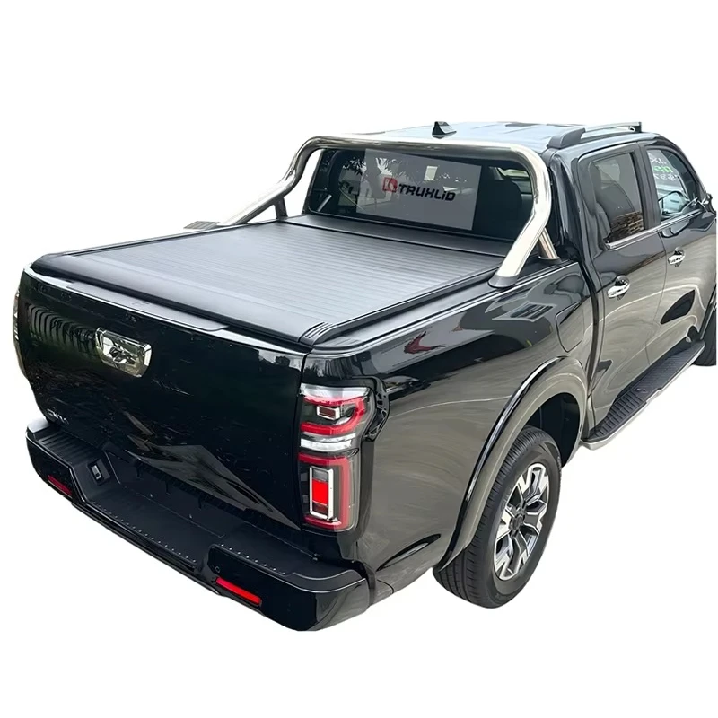 

Waterproof Electric Retractable Tonneau Cover for Cannon Ranger Model with Locking Roller Shutter and Sport Bar Brackets