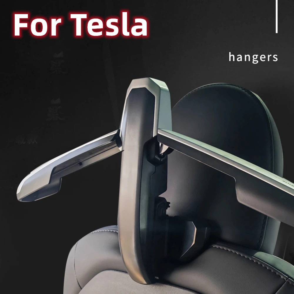 Car Coat Hanger For Tesla Model 3 Model Y Shrankable Cloth Hook Interior Accessories Parts