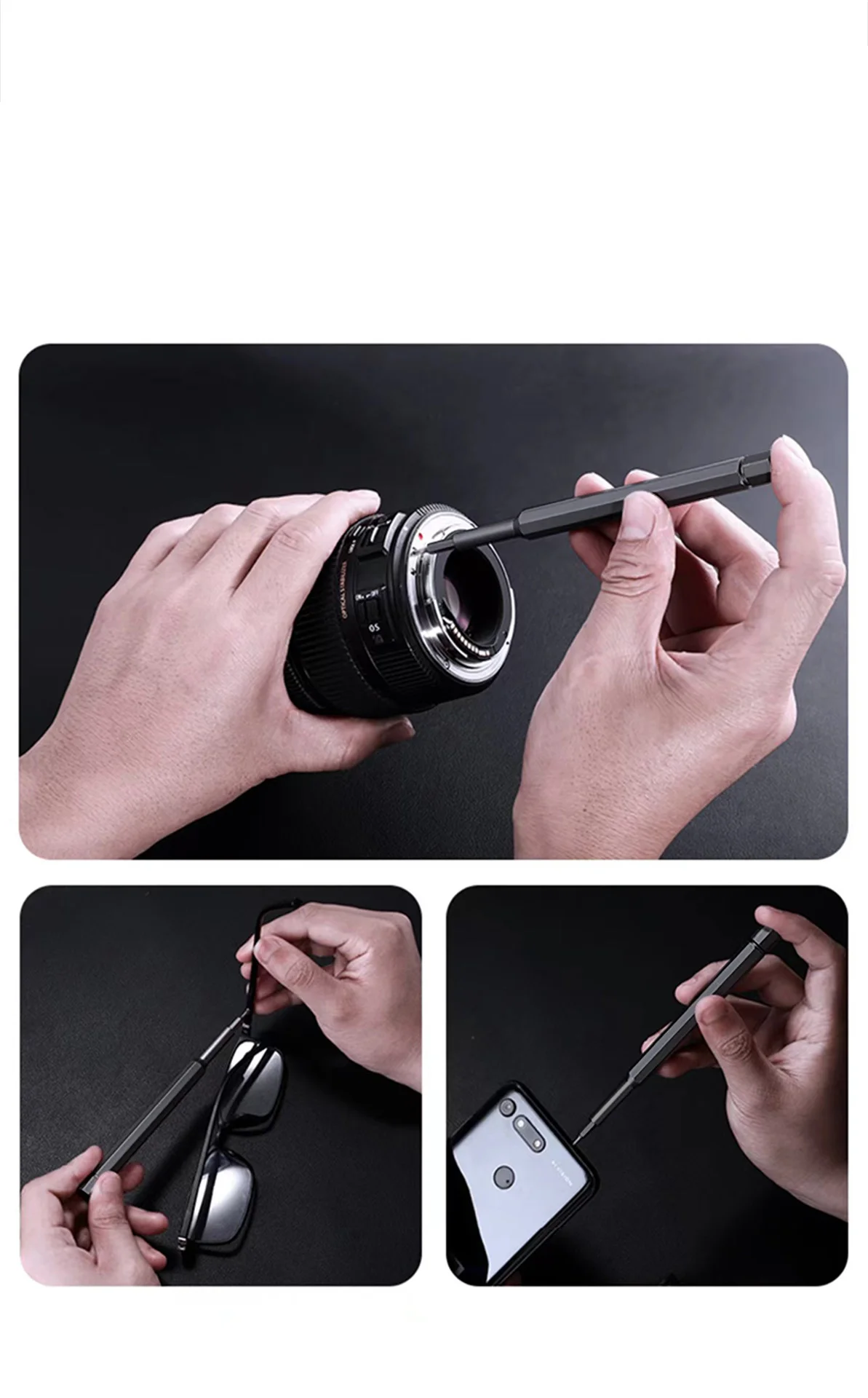 25 In 1 Magnetic Precision Screwdriver Kit With 24 Pcs Mini Pocket Screwdriver Set Small Repair Set For Mobile Phone/PC/Camera