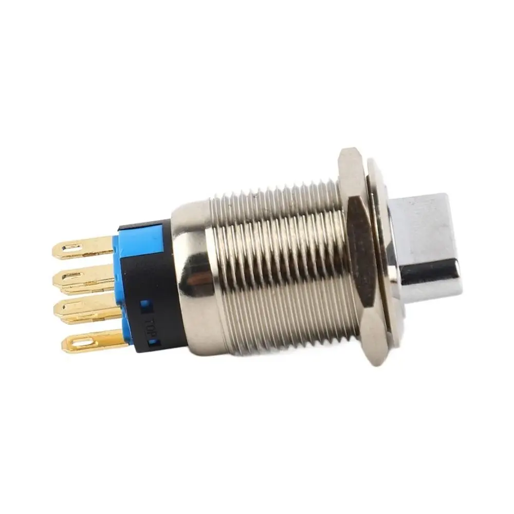 19mm Rotary Changeover Stainless Steel 3 Pin And 2 Level/6 Pin And 3 Level Selector Switch Durable IP67 Change Over Knob Switch