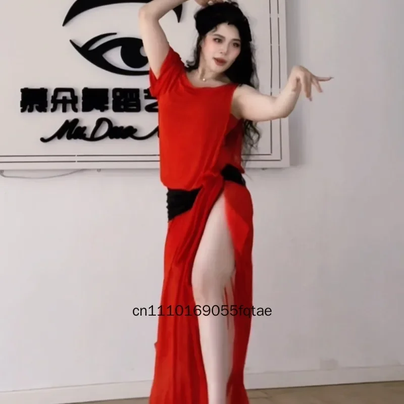 

Новое платье для восточных танцев 2026: Египетский народный костюм для танца с посохом (сайди), платье для балади, костюм для сценических выступлений для женщин