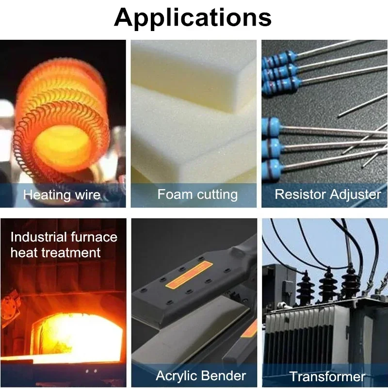 10M Cr20Ni80 Heating Wire Nichrome Wire Cutting Foam Resistance Wires Alloy Heating Yarn Diameter 0.1-1mm