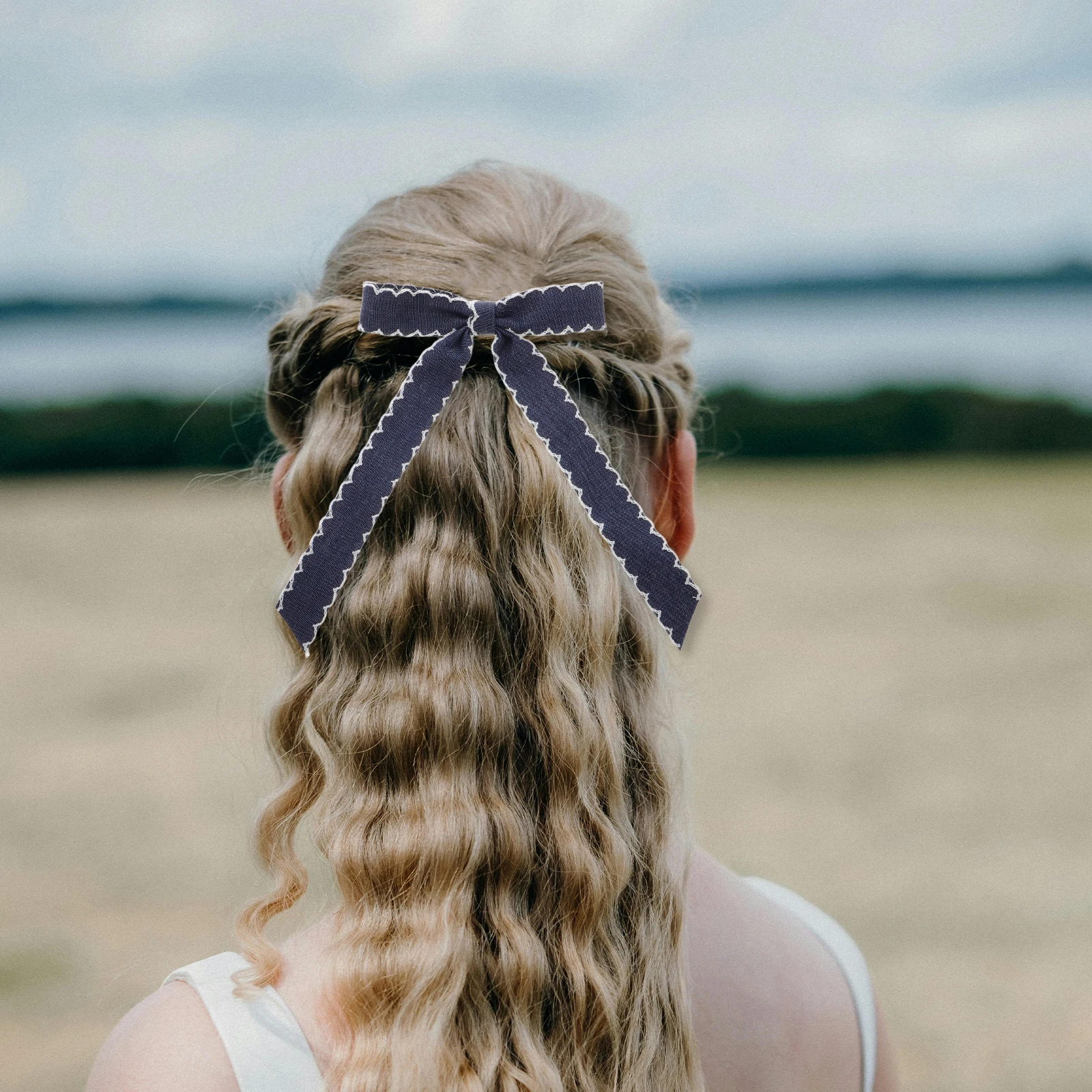 

Bow Hairpin Shaped Hairpins Claw Clip Headgear Bows for Bowknot Fabric Fashion Barrettes