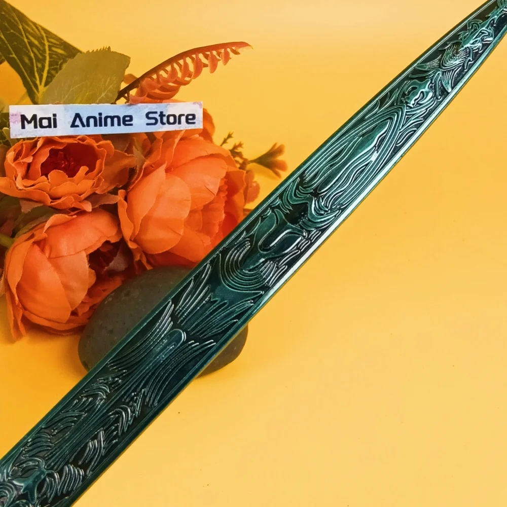 8.6 بوصة 22 سنتيمتر Elden كاتانا القمر Greatsword اليابانية كاتانا الصلب النينجا سكين المعادن صابر راني الجليد أنيمي السيف Unsharp لعبة هدية