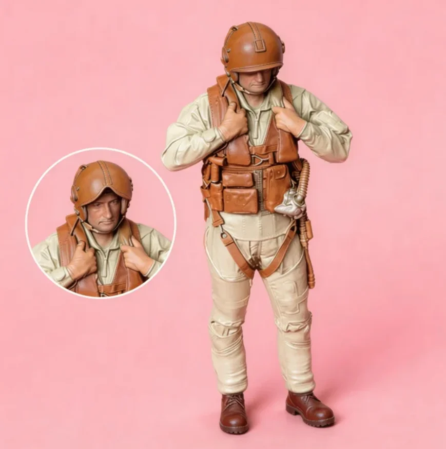 

1/48 Resin Soldier model kits figure colorless and self-assembled A-2271