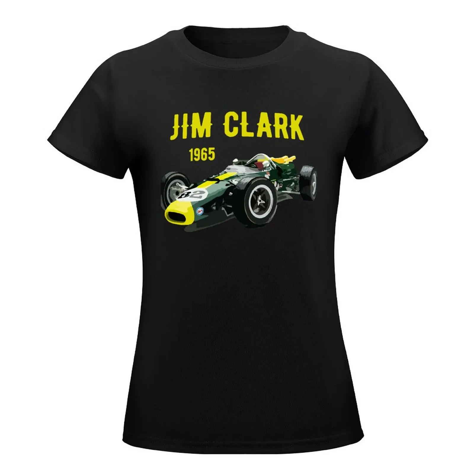 Jim Clark Lotus T-Shirt quick-drying cute clothes animal prinfor Women t-shirts