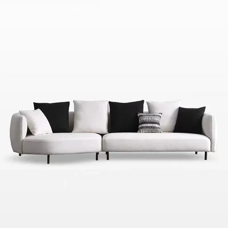 

Гостиная Изогнутые Удобные Скандинавские Пуфы Диван Гостиная Дизайнерский Твердый Минималистский Диван Домашний