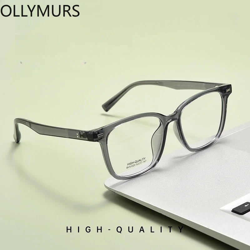 

OLLYMURS Fashion Optical Prescription Eyeglasses Frame Men Retro Ultralight High Quality Flexible TR90 Glaeese Frames BW51020V