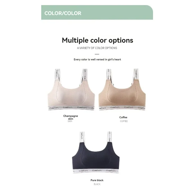 Dames Vier seizoenen naadloze ultradunne schokabsorberende sportbeha Comfortabel zonder stalen ringen verzameld met mooie rugbeha