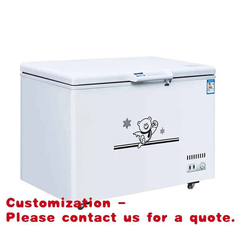 

Customize.Commercial 318L Top-freezer Refrigerator Single-temperature Chest Freezer Restaurant Equipment Horizontal Freezer