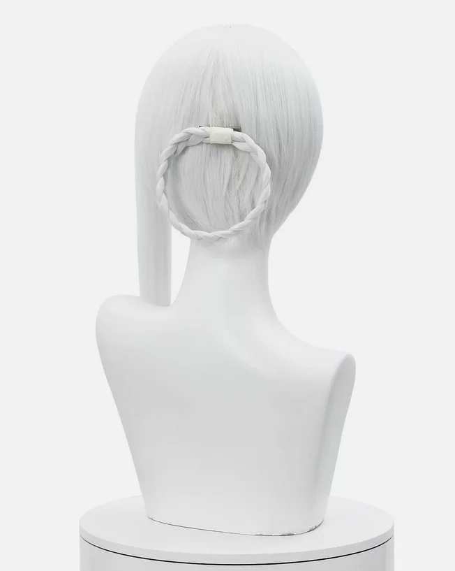 NieR Kaine Cosplay Wig NieR RepliCant Cosplay Sliver White Braided Wigs