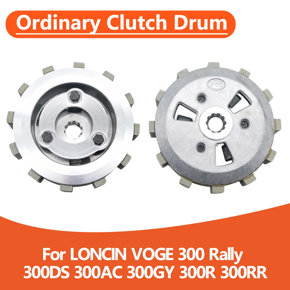 Kit de Repuesto de Disco y Placa de Embrague para Motor de Motocicleta LONCIN VOGE 300 Rally 300DS 300AC 300GY 300R 300RR 300 AC GY RR
