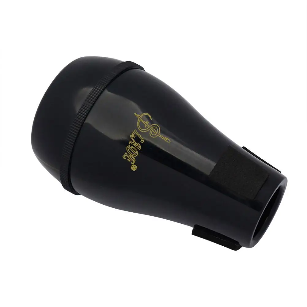 

Trombone Mute Straight Plastic Tenor Muffler Black Lightweight Durable Reusable Easy Install Remove Instruments Accessories