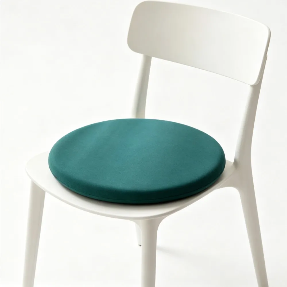 Green Round Memory Foam Seat Cushion Bar Stool Pad Detachable Chair Cushion Pad Dining Seat Cushion Floor Cushion 30/35/40/45cm