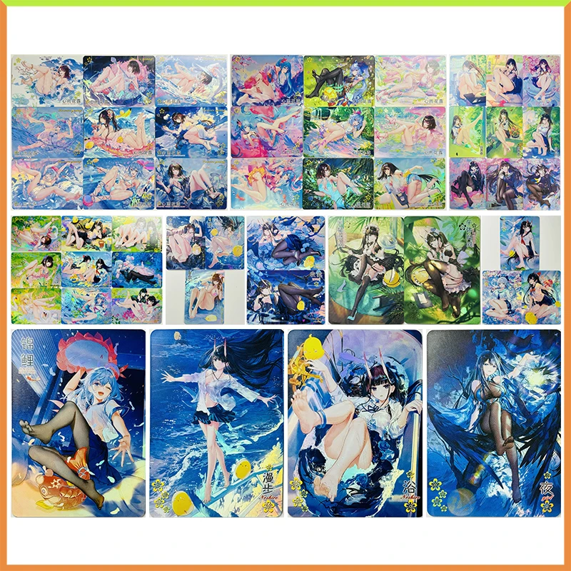 Anime Goddess Story DIY ACG Refraction Game Collectible Cards Hatsune Miku Agir Shenhe Noshiro Toys for boys Birthday Gift