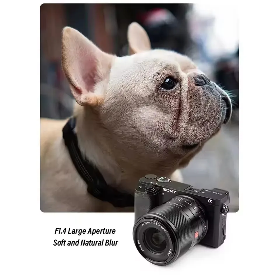 Viltrox AF 23 مللي متر F1.4 عدسات تركيز تلقائي لسوني E ZVE10 A6700 Fujfiilm XF نيكون Z شاشة Z6 Z8 APS-C كاميرا