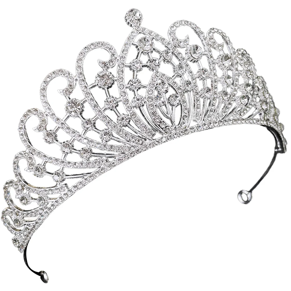 

Luxury Bridal Tiara for Women Rhinestone Crown Wedding Headpiece Elegant Hair Jewelry for Bride Evening Banquet