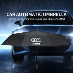 Audi A3 A4 A5 A6 A7 A8 RS3 RS4 RS5 S3 S4 S5 Q3 Q5 Q7 Q8 TT Car Automatic Folding Sun Protection Umbrella UV Sunshade Accessories