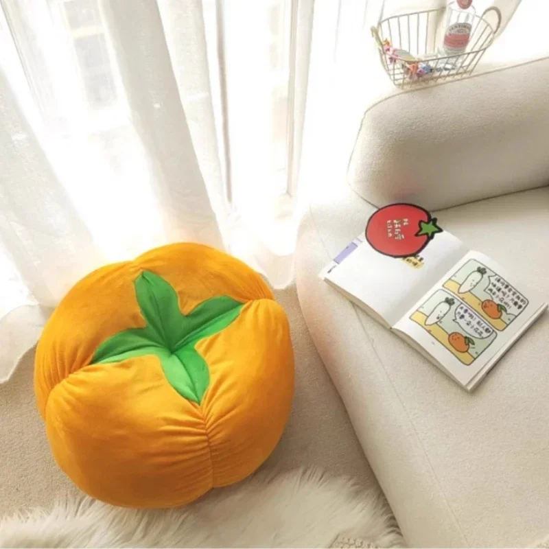 Boneca de pelúcia bonito dos desenhos animados legumes brinquedo cogumelo tomates caqui cogumelos macio recheado travesseiro crianças brithday presentes natal