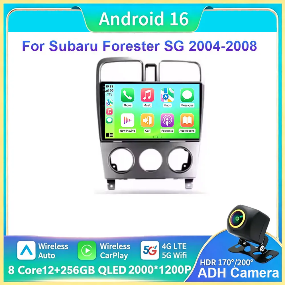 Android 15 für Subaru Forester SG 2002 - 2008 Autoradio Multimedia-Videoplayer Navigation Stereo GPS