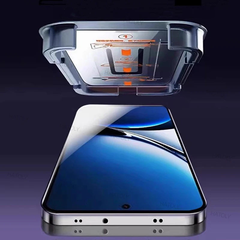 واقي شاشة سهل التركيب وخالي من الغبار لهاتف سامسونج جالاكسي A17 5G من الزجاج المقسى لهاتف سامسونج جالاكسي A17 فيلم هاتف مضاد للخدش #3