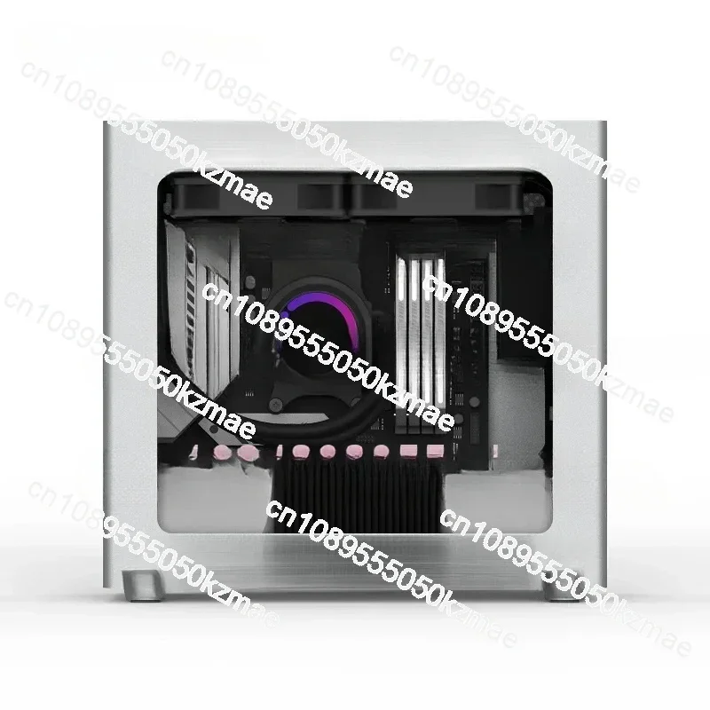 

For direct insertion cooling of ITX computer new COOJ Z18 side transparent MATX aluminum alloy integrated molding