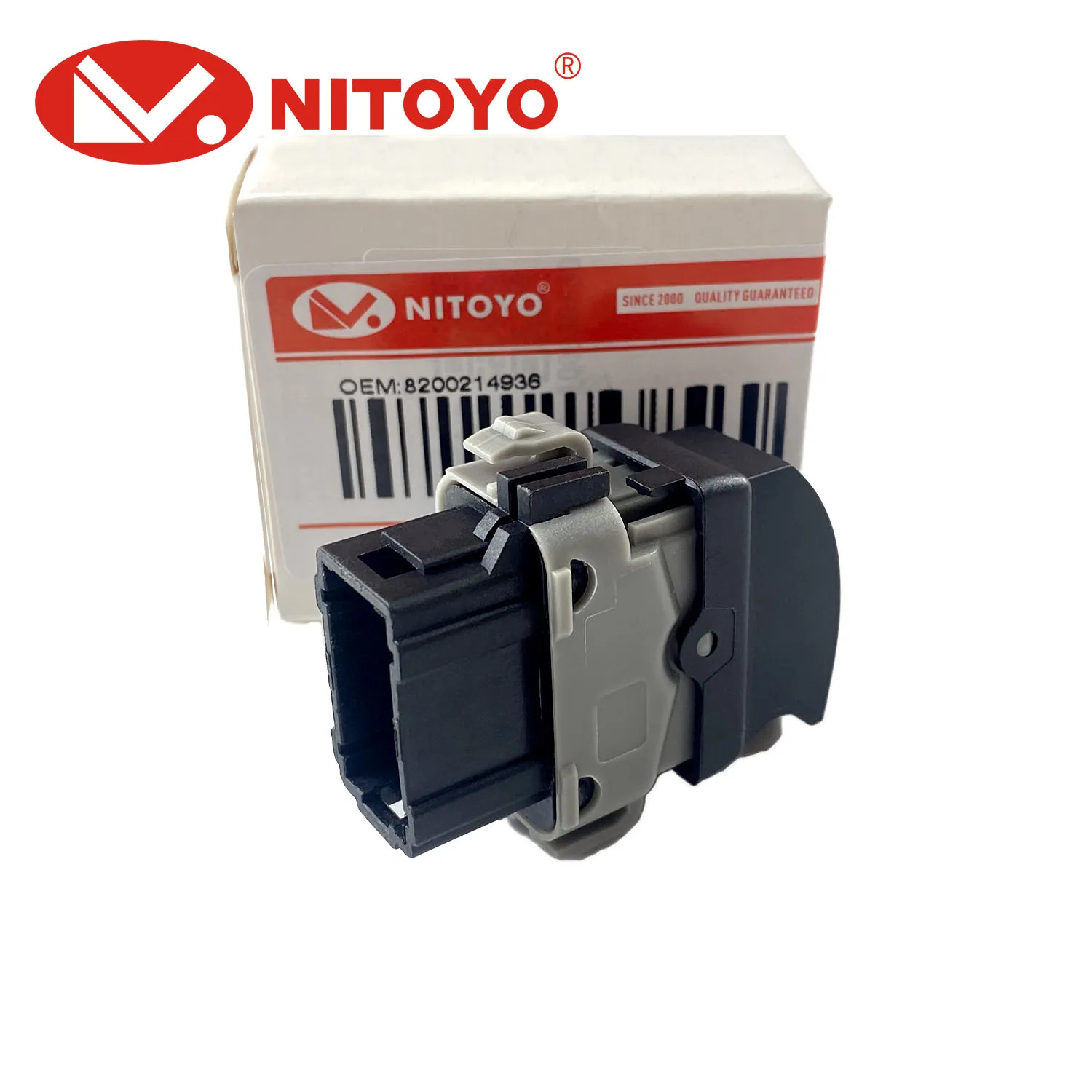 

NITOYO Power Window Switch Control Button 6 Pin #8200214936 for Renault Clio III Modus Twingo