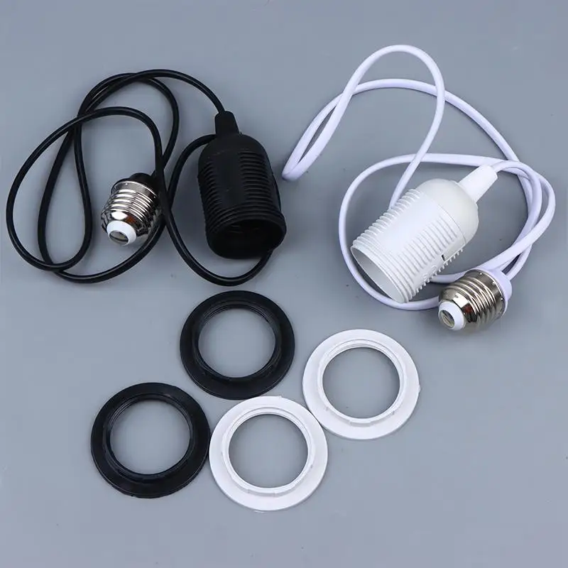 E27 Lamp Holder Outdoor 110-240V Base Waterproof Extension Cord for Festoon Café Garden Lights