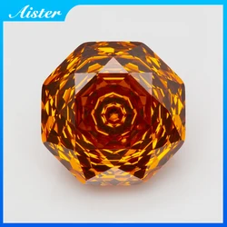 New 5A Partschinite Millennium Octagon Rose Cut Cubic Zirconia Loose Gemstones for Jewerly Making