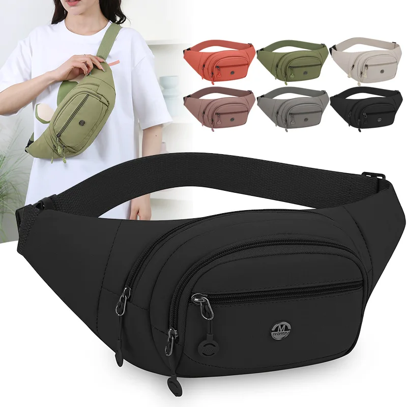 

Adjustable Sports Waist Bag for Women – Water-Resistant Fanny Pack, Wear As Belt or Crossbody for Gym & Travel
