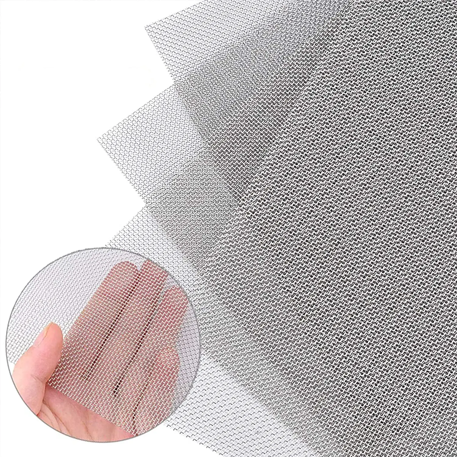 1pc Stainles Steel Woven Wire Mesh 120/200/300/400/500 Mesh Cloth Screen Wire Filter Sheet For Home Use